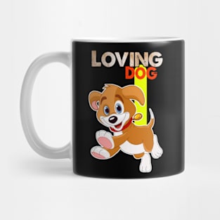 Loving Dog.Mug,Kids t-shirt, stickers, Hoodie, Men women Mug